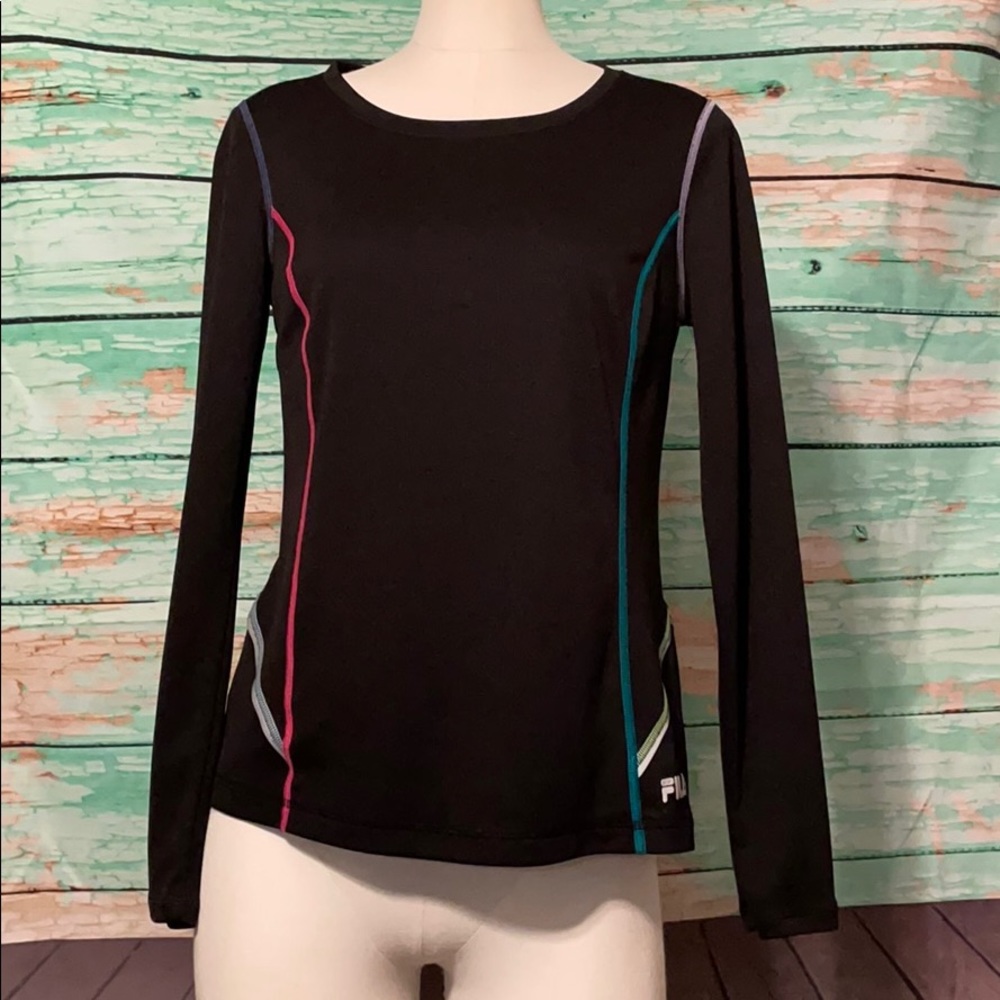 Fila Black Athletic Top